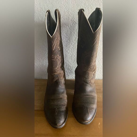 ARIAT Women’s Magnolia Western Boots Distressed Brown 7.5 B Rodeo Boho - Picture 3 of 16